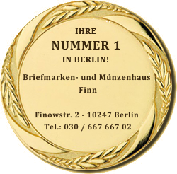 briefmarkenshop.berlin - Briefmarken- und Münzenhaus Finn