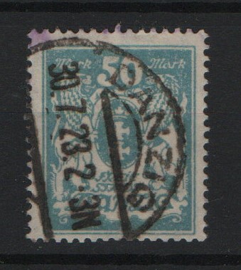 Danzig, 1923, Mi.- Nr.: 139, bedarfsgestempelt, tiefgeprüft Bock BPP/ Infla Berlin! Selten!
