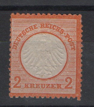 Dt. Kaiserreich, Brustschilder, 1872, Mi.- Nr.: 15, **! Kabinettstück! Selten!