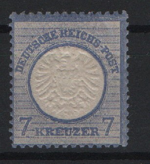 Dt. Kaiserreich, Brustschilder, 1872, Mi.- Nr.: 26, **! Signiert / geprüft Drahn! Selten!