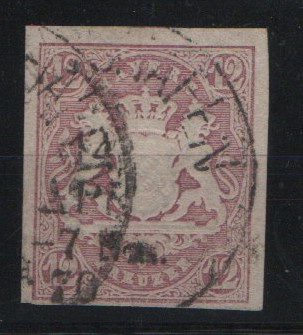 Bayern, 1870, Mi.- Nr.: 18, gestempelt! Selten!