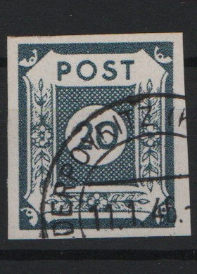 SBZ, Ost- Sachsen, 1945, Mi.- Nr.: 48 Ab, gestempelt, tiefstgeprüft Dr. Jasch BPP! Luxusstück! Selten!
