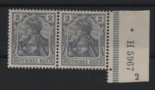 DR, Germania o. Wz., 1902, Mi.- Nr.: 68, mit HAN, **, selten!