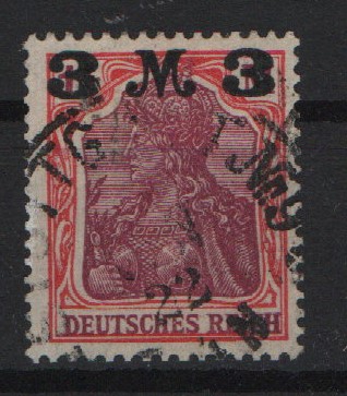 DR, Infla, Germania, 1921, Mi.- Nr.: 155 Ib, gestempelt, tiefgeprüft Weinbuch BPP / Infla Berlin! Selten!