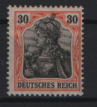 Dt. Kaiserreich, 1915, Mi.- Nr.: 89 II y, **, tiefstgeprüft Jäschke BPP! Luxusstück! Selten!