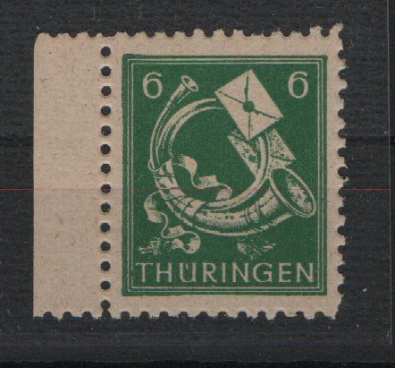 Thüringen, 1946, Mi.- Nr.: 95 AX d p2, **, tiefstgeprüft Dr. Jasch BPP! Selten!