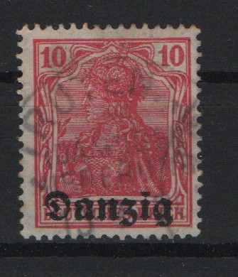 Danzig, 1920, Mi.- Nr.: 2 b, gestempelt, geprüft Infla Berlin!