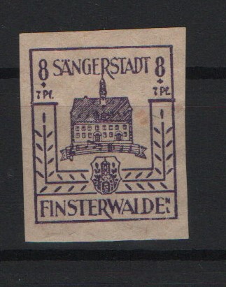 D. - OST, Lokalausgaben, Finsterwalde, 1946, Mi.- Nr.: 5 b, **! Sehr selten!