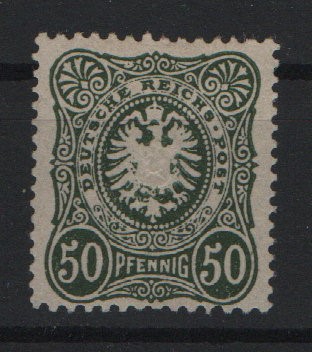 DR, Pfennig, ca. 1880, Mi.- Nr.: 44 ba, **, geprüft Jäschke- L. BPP! Kabinettstück! Selten!