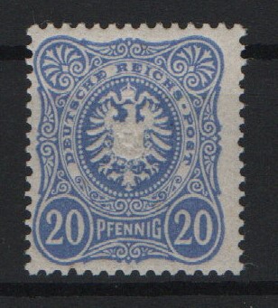 DR, Pfennig, ca. 1885, Mi.- Nr.: 42 ba, **, tiefstgeprüft G. Zenker BPP! Luxusstück! Selten!