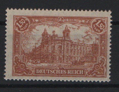 DR, Infla, 1920, Mi.- Nr.: 114 b, **, tiefstgeprüft Infla Berlin / Z! Selten!