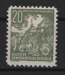 DDR, 1953 (?), Mi.- Nr.: 413 PFä, **, tiefstgeprüft Schlegel BPP! Qualitätsstück!