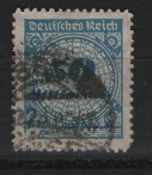 DR, Infla, 1923, Mi.- Nr.: 330 BP, gestempelt, akt. Attest Weinbuch BPP: echt und ...! Bedarfsstück! Sehr selten!