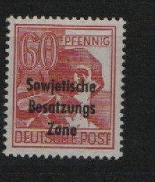 SBZ, Allgemeine Ausgaben, 1948, Mi.- Nr.: 195 a , **, tiefstgeprüft Dr. Ruscher BPP! Luxusstück! Selten!