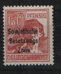 SBZ, Allgemeine Ausgaben, 1948, Mi.- Nr.: 195 a , **, tiefstgeprüft Dr. Ruscher BPP! Luxusstück! Selten!