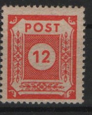 Ostsachsen, 1945, Mi.- Nr.: 60a Plf VI, **! Sehr selten!