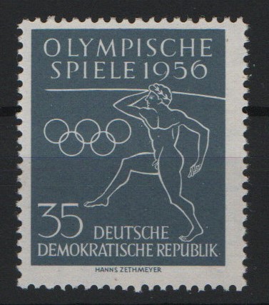 DDR, 1956, Mi.- Nr.: 540 YI, **, akt. Fotoattest Dr. Ruscher BPP: echt + einwandfrei! Luxusstück! Sehr selten!