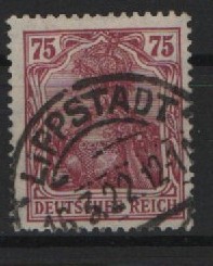 DR, Infla, 1922, Mi.- Nr.: 197 b, gestempelt, tiefstgeprüft Dr. Oechsner BPP / Infla Berlin! Selten!