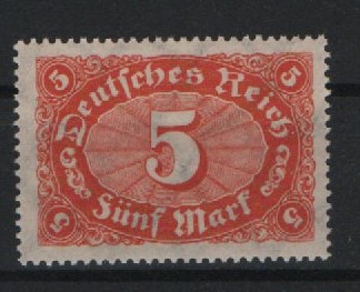 DR, Infla, 1922, Mi.- Nr.: 194 c, **, tiefstgeprüft Dr. Oechsner BPP! Luxusstück! Selten!