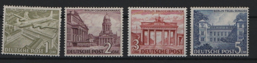 Berlin, 1949, Mi.- Nrn.: 57- 60, **, Kurz- Satz, mit Fotoattest Schlegel BPP! e+e! Luxus!
