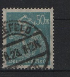 DR, Infla, 1922, Mi.- Nr.: 245, gestempelt, tiefstgeprüft Infla Berlin / Kowollik BPP! Selten! Luxusstück!