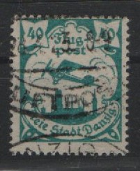 Danzig, 1923, Mi.- Nr.: 112, bedarfsgestempelt, signiert / geprüft Hochkeppler! Selten!