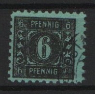SBZ, MVP, 1945, Mi.- Nr.: 8 y, gestempelt, tief(st)geprüft Thom / Kramp BPP! Selten!