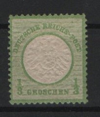 Dt. Kaiserreich, Brustschilder, 1872, Mi.- Nr.: 17, *! Quallitätsstück!