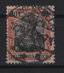 DR, Germania Friedensdruck, 1913, Mi.- Nr.: 89 I y, gestempelt, tiefgeprüft Jäschke- L. ! Selten!