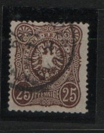 DR, Pfennige, 1875, Mi.- Nr.: 35 c, gestempelt, tiefstgeprüft Jäschke- L. BPP! Qualitätsstück, selten!