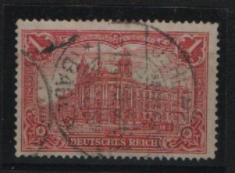 Dt. Kaiserreich, 1918, Mi.- Nr.: 94 AII, gestempelt, geprüft Jäschke- L. BPP, Bedarfsstück. Selten!