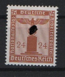 DR / III. Reich, 1942 / 44, Dienstmarken, Mi.- Nr.: D 163 y, **! Luxusstück! Sehr selten!