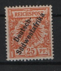 Dt. Kolonien, DSWA, 1897 / 99, Mi.- Nrn.: 9, *, Signiert / geprüft Preuschoff (?)! Selten!
