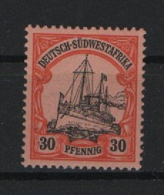 Dt. Kolonien, DSWA, 1901, Mi.- Nr.: 16 mit Plf. I, **! Sehr selten!