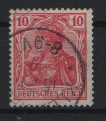 Dt. Kaiserreich, 1915 / 18, Mi.- Nr.: 86 II d, gestempelt, tiefgeprüft Zenker VÖB! Qualitätsstück! Selten!