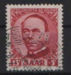 Saarland, 1950, Mi.- Nr.: 289, gestempelt! Selten!