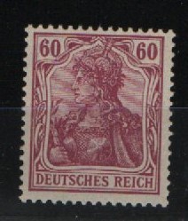 DR, Germania Friedensdruck, 1911, Mi.- Nr.: 92 I a, **, Fotoattest Jäschke- L. BPP. e+e! Luxusstück! Selten!