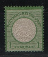 Dt. Kaiserreich, Brustschilder, 1872, Mi.- Nr.: 23 b, **! Akt. Fotoattest Dr. Zill BPP: e+...e! Qualitätsstück! Sehr selten!