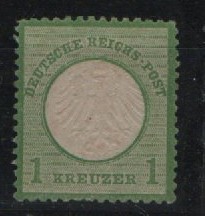 Dt. Kaiserreich, Brustschilder, 1872, Mi.- Nrn.: 7, *! Akt. Fotoattest Dr. Zill BPP: e+ sehr gut! Kabinettstück! Selten!