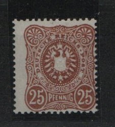 DR, Pfennig, ca. 1880, Mi.- Nr.: 43 c, **, tiefstgeprüft Zenker BPP! Luxusstück! Selten!