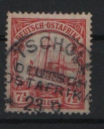 Dt. Kolonien, Stempel, DOA, > 1906, Mi.- Nr.: 32 mit Abstempelung Tschole
