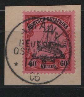 Dt. Kolonien, DOA, 1905 / 1919, Mi.- Nr.: 29 auf kl. Briefstück, selten!