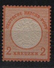 Dt. Kaiserreich, Brustschilder, 1872, Mi.- Nr.: 24, *! Fotoattest Sommer BPP: e+ e! Qualitätsstück! Selten!