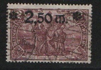 DR, Infla, 1920, Mi.- Nr.: 118 a, gestempelt, tiefstgeprüft E. Peschl / Infla Berlin! Gutes Bedarfsstück! Selten!