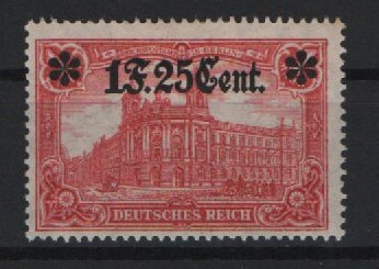 Dt. Bes. I. WK., E. G. West, 1916, Mi.- Nr.: 11 I A, *, selten!