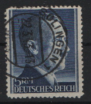 III. Reich, 1942, Mi.- Nr.: 802 A, gestempelt, Bedarfsstück, geprüft Schlegel BPP! Selten!