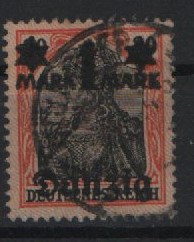 Danzig, 1920, Mi.- Nr.: 41 I, gestempelt! Tiefstgeprüft Kniep BPP / Infla Berlin! Selten!