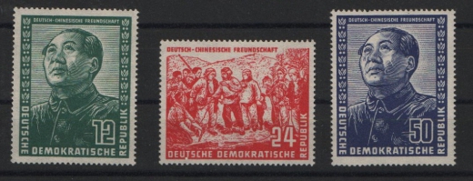 DDR, 1951, Mi.- Nrn.: 286- 88, Der Chinesensatz, **!
