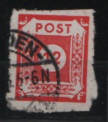 Ostsachsen, 1946, Mi.- Nr.: 46 Pa, gestempelt! Akt. Fotoattest Dr. Jasch BPP; echt und einwandfrei! Luxusstück! Rarität der SBZ!