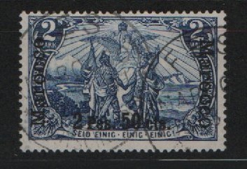 Dt. Auslandspostämter, Marokko, 1900 / 03, Mi.- Nr.: 17 I, gestempelt! tiefstgeprüft Bothe BPP! Qualitätsstück! Selten!